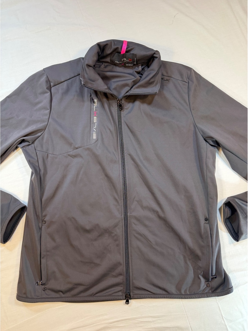 RLX Ralph Lauren Black Polyester Softshell Jacket